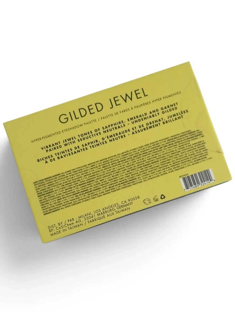 Milani Gilded Jewel Eyeshadow Palette